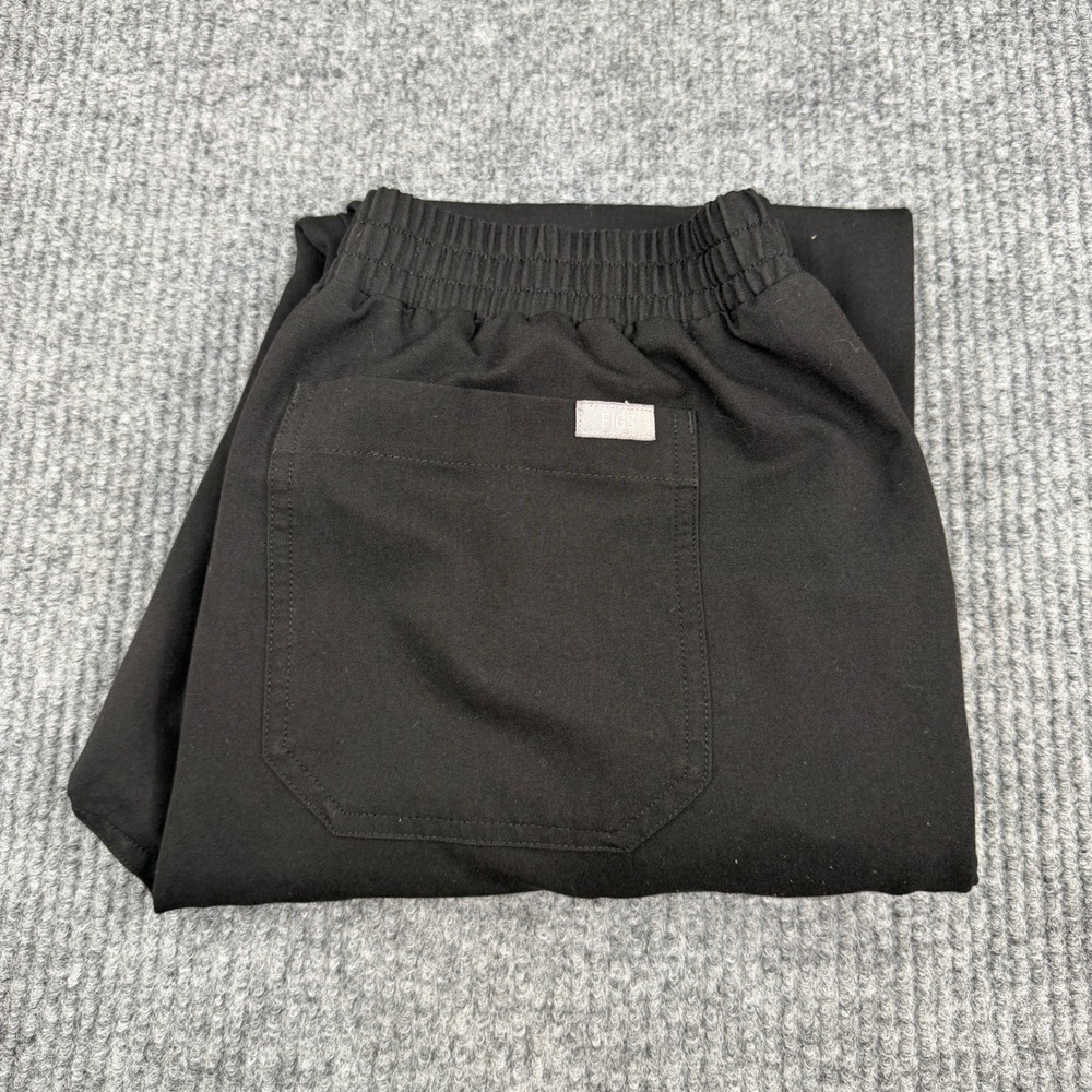 FIGS Scrub Pants Men M Black Technical Collection TW2000R Cargo Drawstring